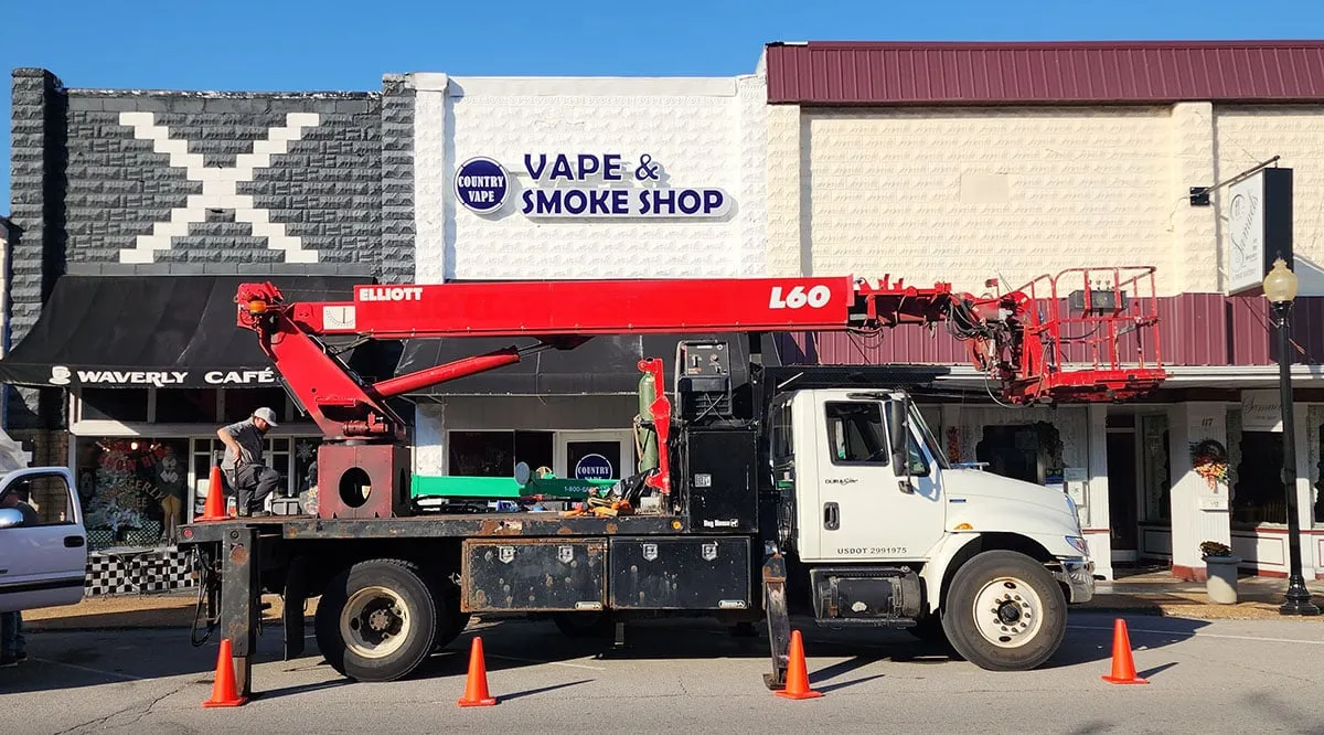 Channel Letter Sign installation